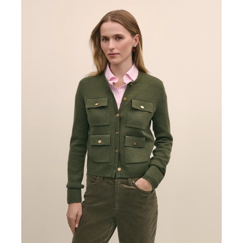 Merino Wool Sweater Jacket