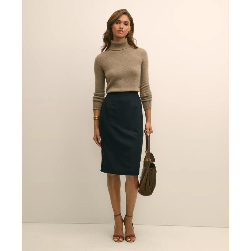 Cashmere Pencil Skirt
