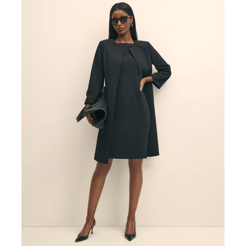 Crepe Jacket & Dress Set