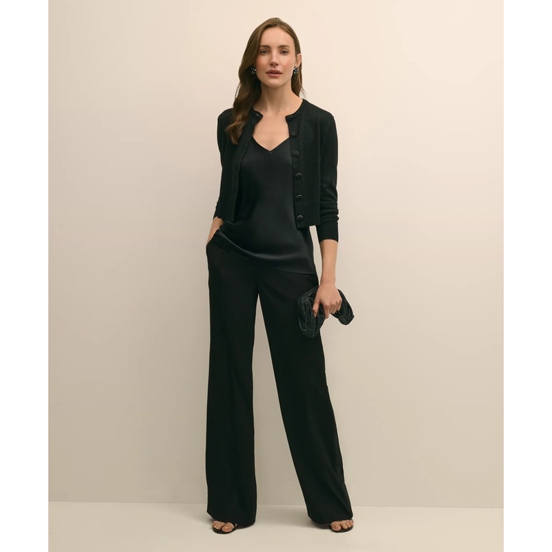 Crepe Tuxedo Pants