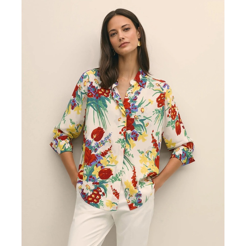 Floral Crepe Blouse