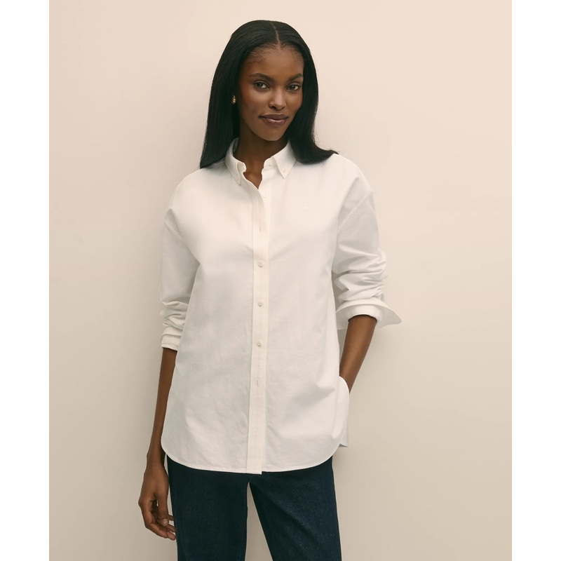 Oversized Cotton Oxford Shirt
