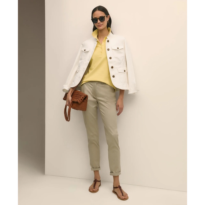 Supima Cotton Stretch Pique Polo Shirt