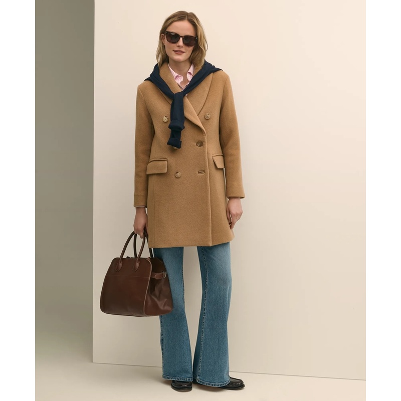 Wool Oversized Shawl Collar Coat