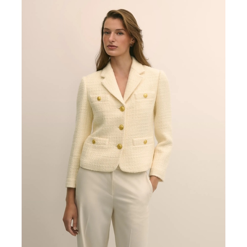 Boucle Notch-Lapel Jacket