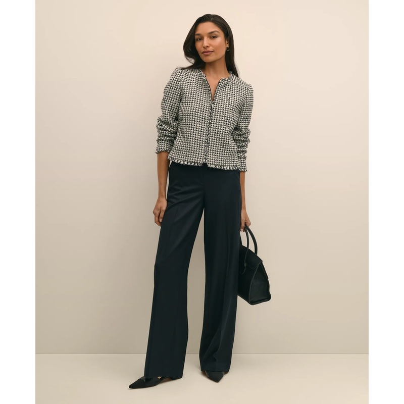 Boucle Zip-Front Jacket