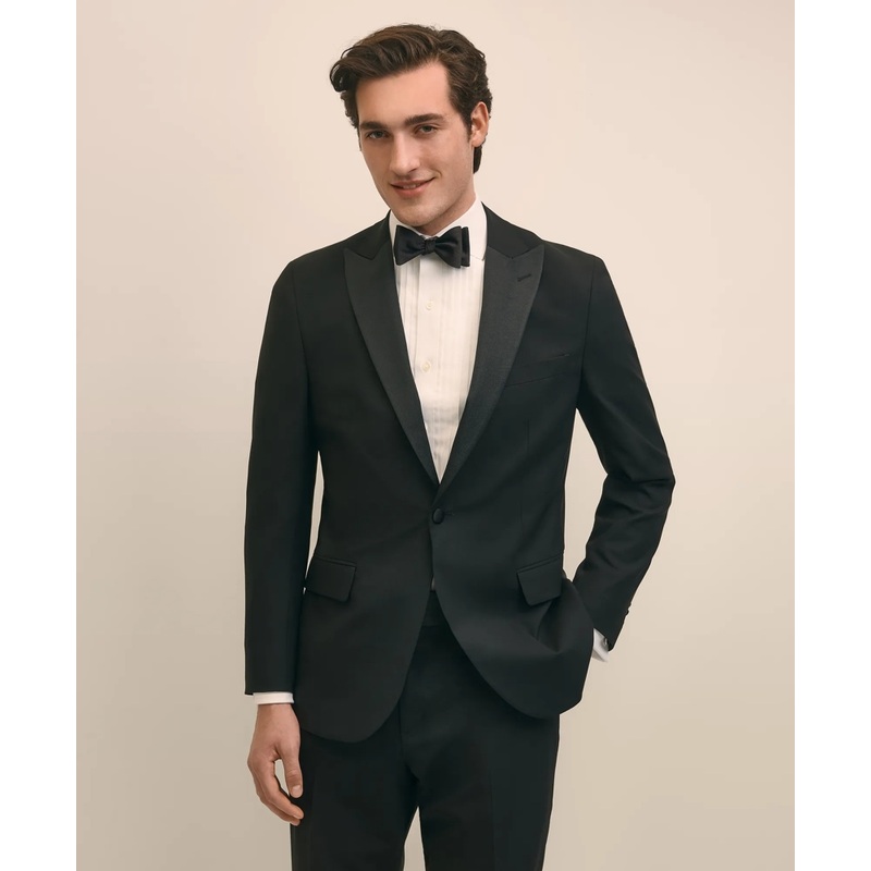 Brooks Brothers Explorer Collection Classic Fit Wool Tuxedo Jacket