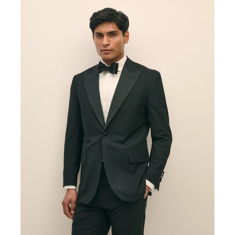 Brooks Brothers Explorer Collection Slim Fit Wool Tuxedo Jacket
