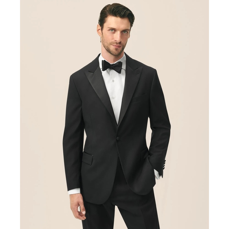 Classic Fit Wool 1818 Peak Lapel Tuxedo