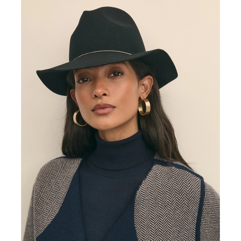 Eugenia Kim Brushed Wool Sandy Chain Hat