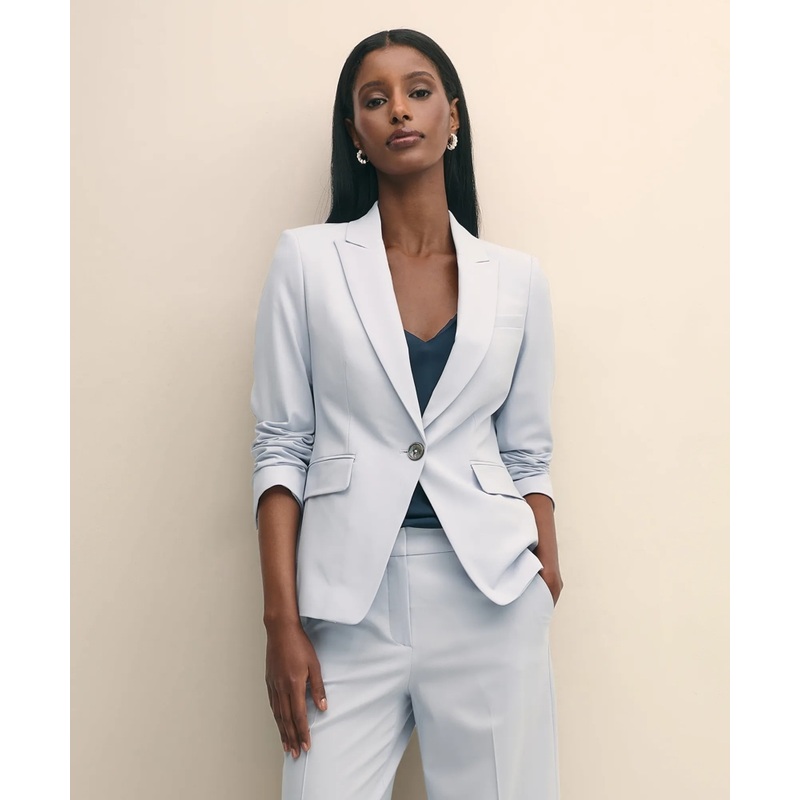 The Essentials Wool Peak Lapel Jacket