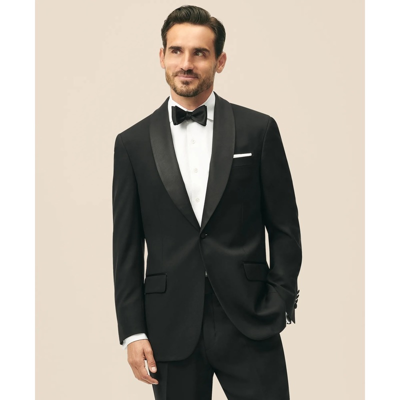 Traditional Fit Wool 1818 Shawl Collar Tuxedo