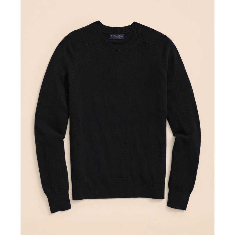 3-Ply Cashmere Crewneck Saddle Shoulder Sweater