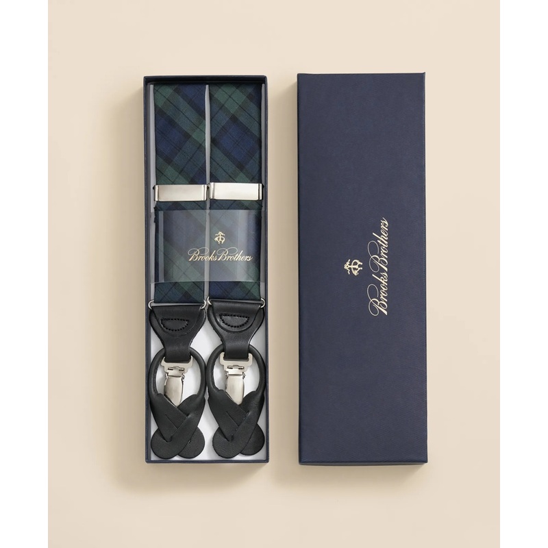 Black Watch Tartan Suspenders