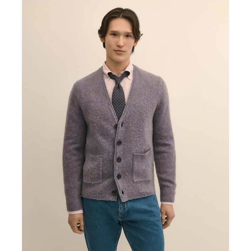 Brushed Wool Cardigan