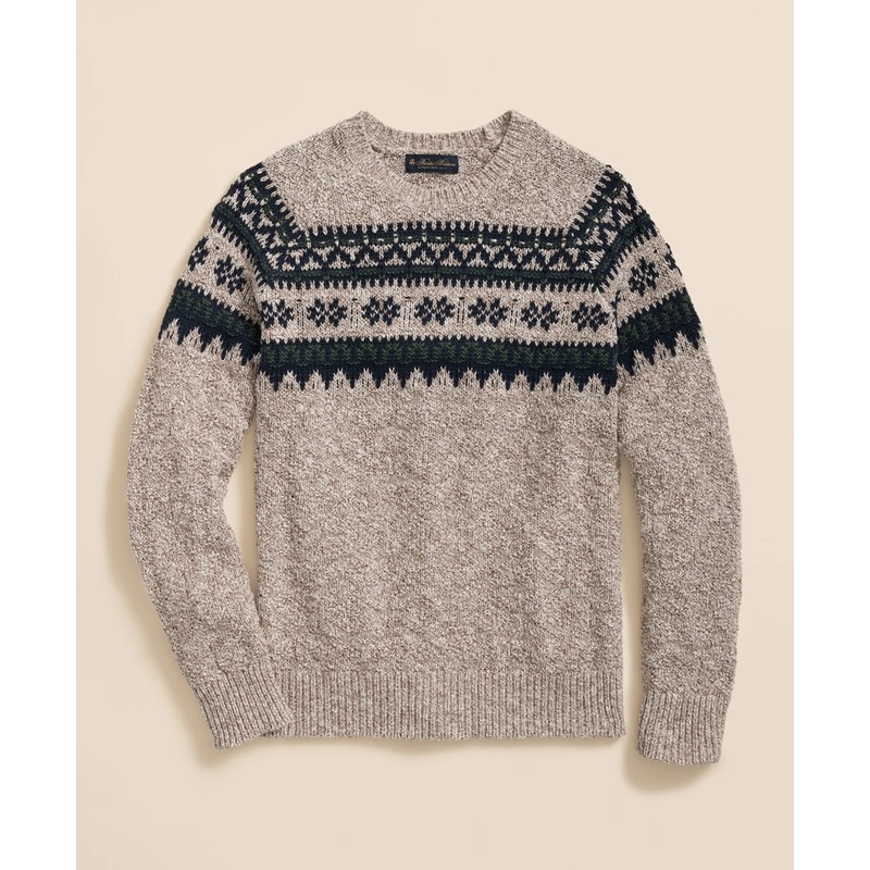 Cotton Fair Isle Sweater