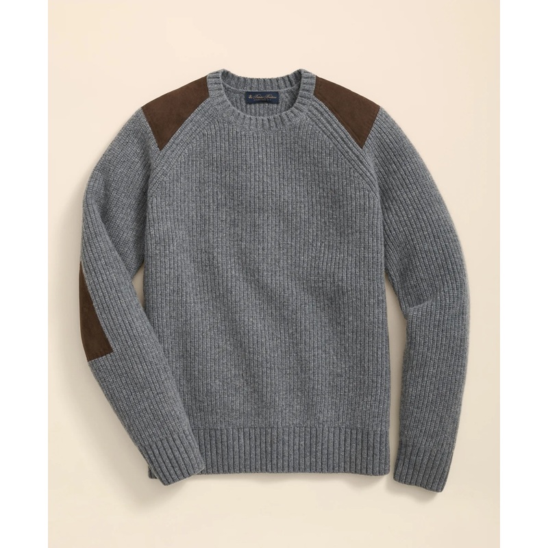 Lambswool Military Sweater