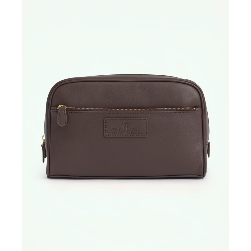 Large Leather Dopp Kit