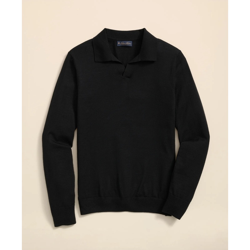 Lightweight Luxe All-Season Sweater, Johnny Collar