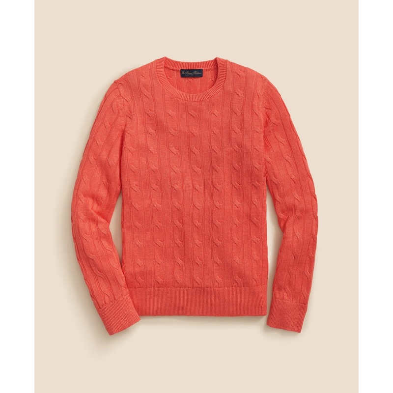 Linen Cable Knit Sweater