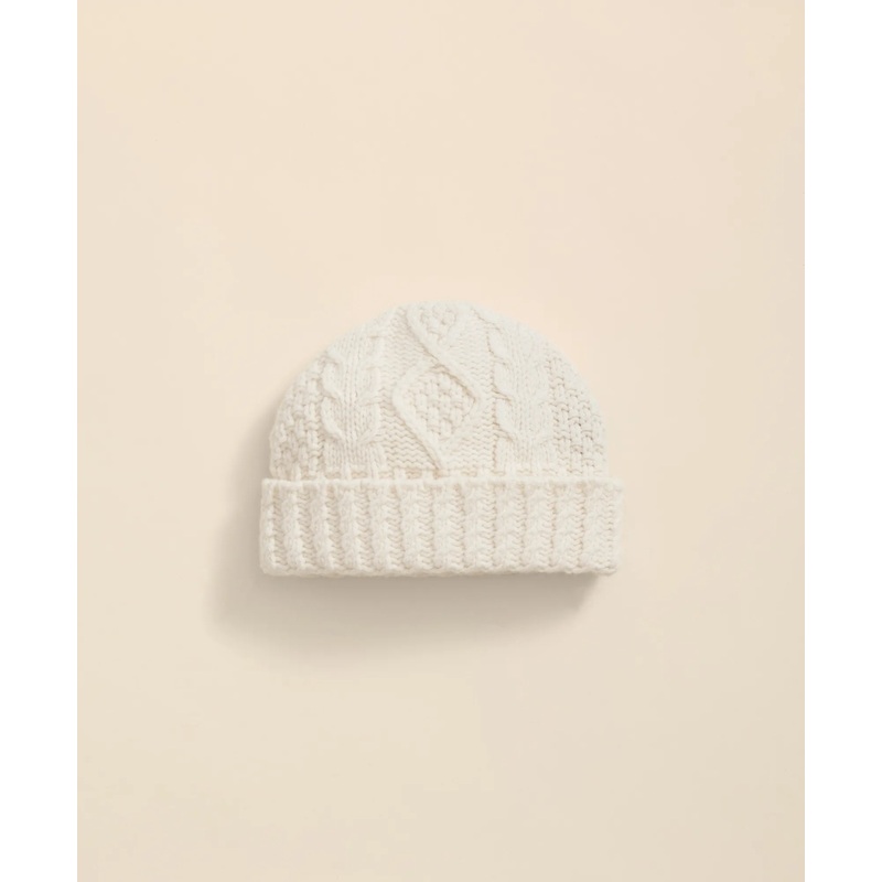 Merino Wool Aran Knit Hat