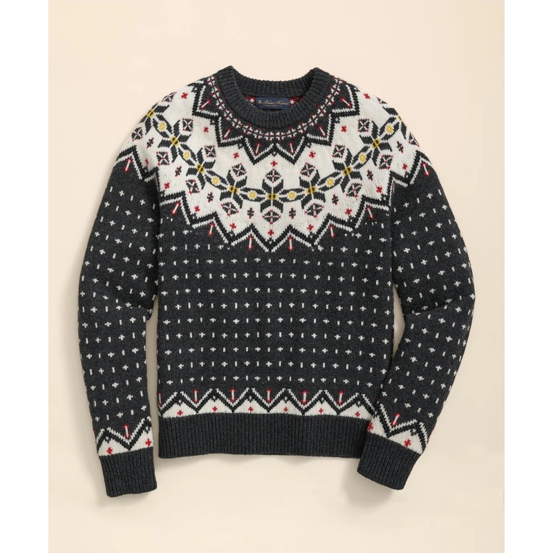 Merino Wool Archive Fair Isle Sweater