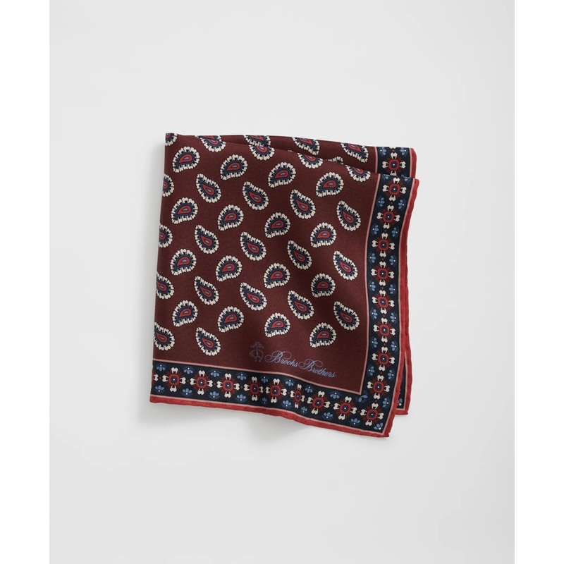 Paisley Silk Pocket Square