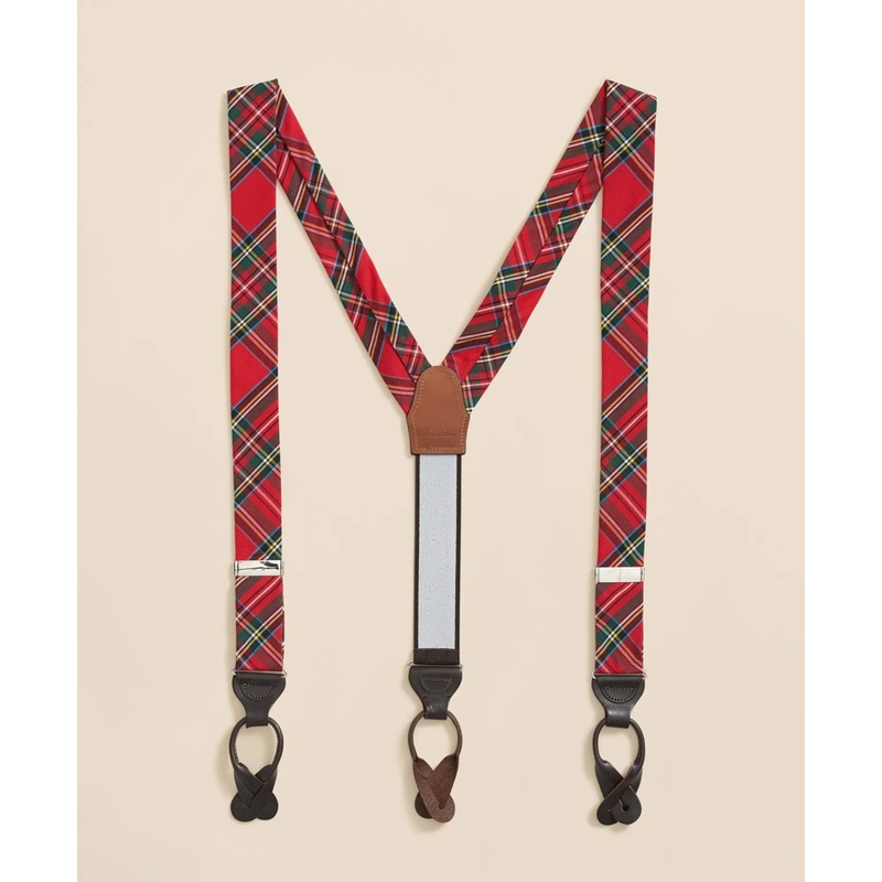 Royal Stewart Tartan Suspenders