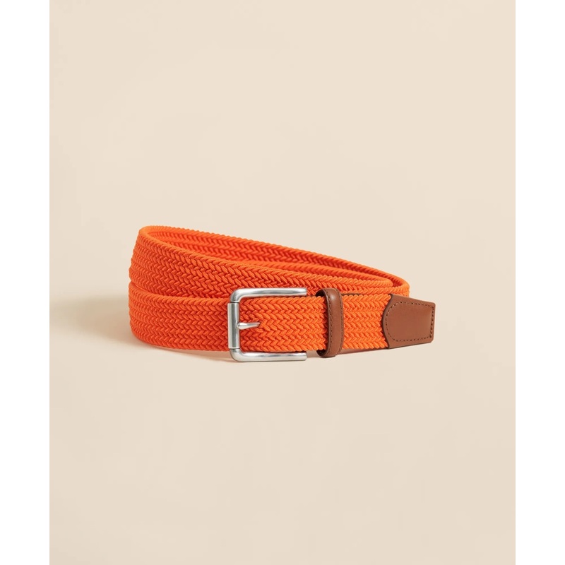Rubber & Leather Belt With Stretch