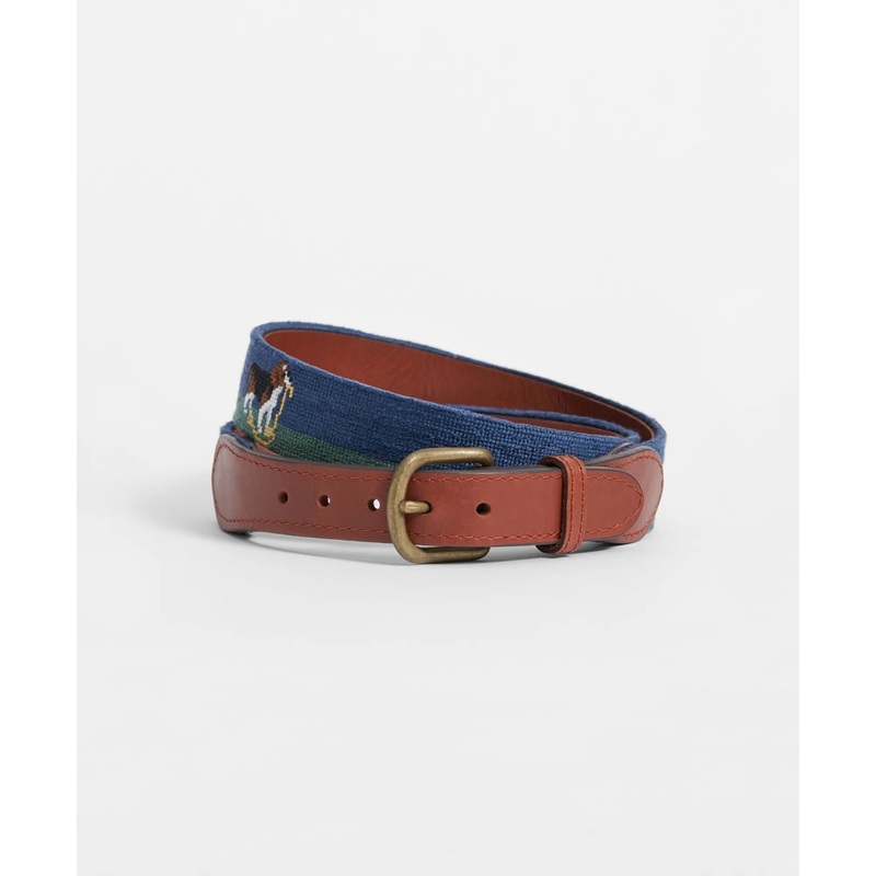 Smathers & Branson Needlepoint Beagle Belt