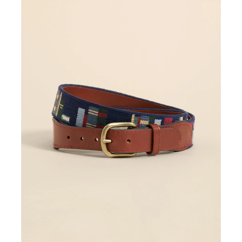 Smathers & Branson Needlepoint Bookcase Belt
