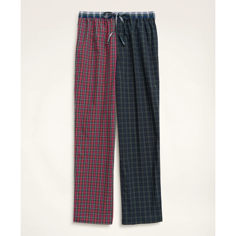 Cotton Broadcloth Fun Tartan Lounge Pants