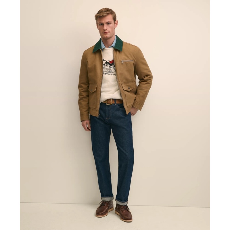 Cotton Canvas Water-Resistant Barn Jacket