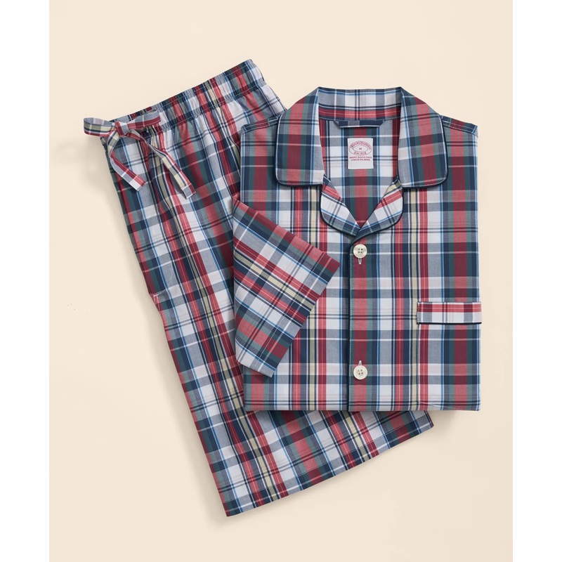 Cotton Madras Short Pajamas