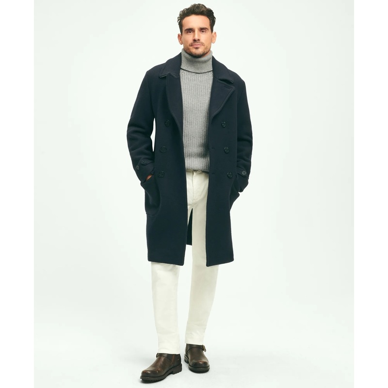 Double Faced Wool Top Coat