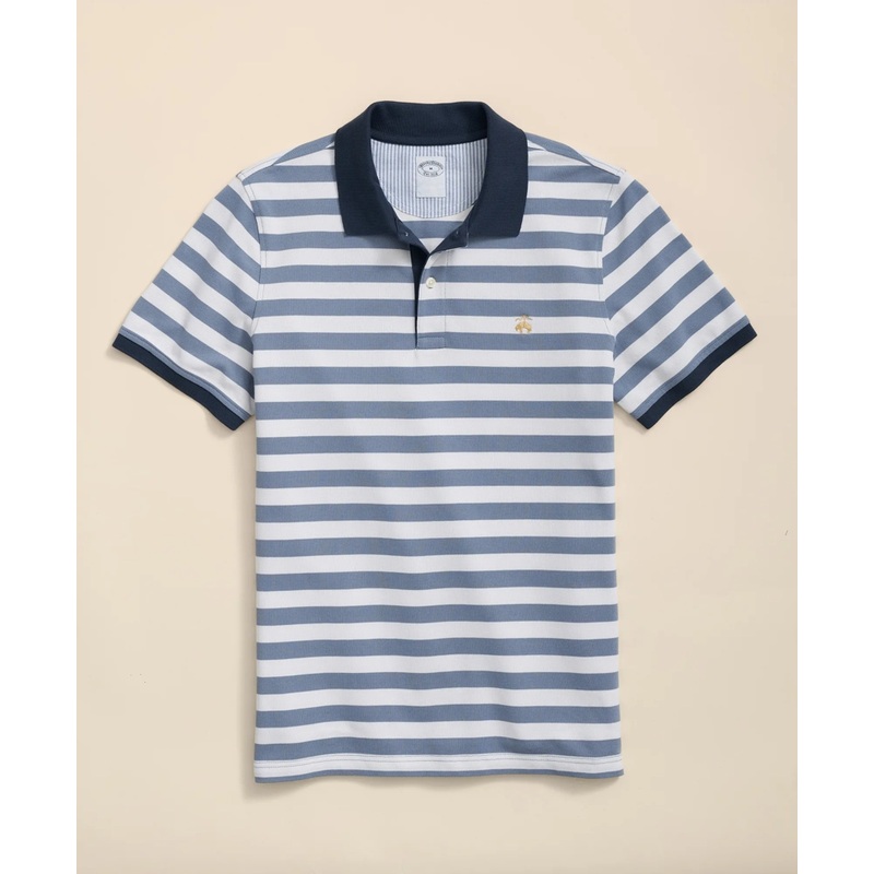 Golden Fleece Supima Cotton Polo in Mariner Stripe