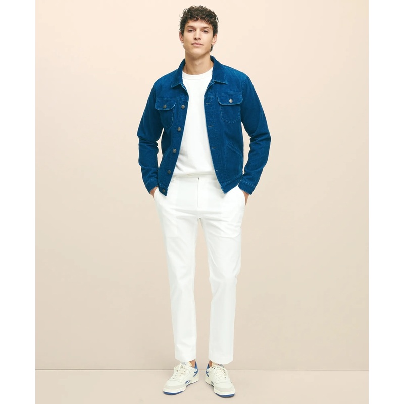 Medium Wale Corduroy Indigo Trucker Jacket