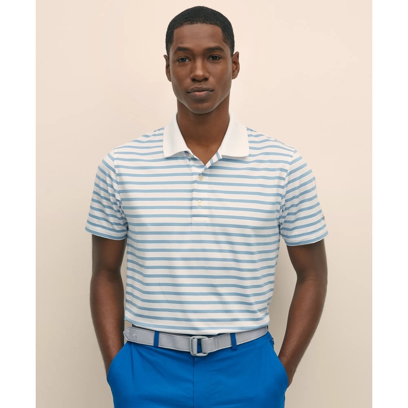 Performance Series BB#1 Stripe Polo Shirt