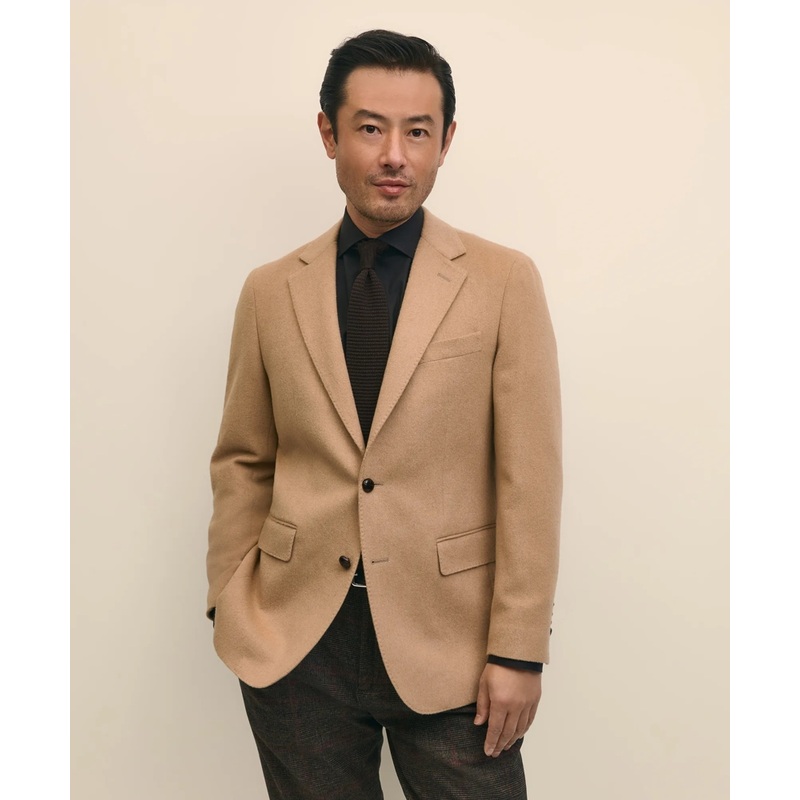 Slim Fit Camel Hair Twill 1818 Sport Coat