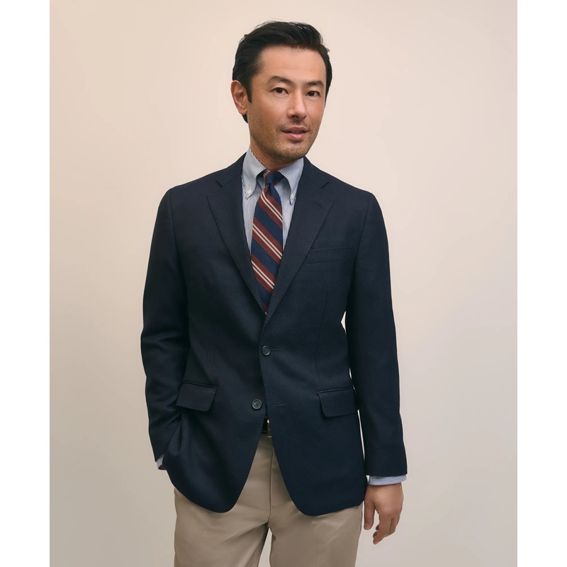 Slim Fit Wool Hopsack Sport Coat