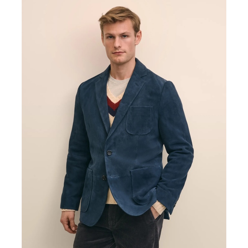 Suede Patch Pocket Sport Coat
