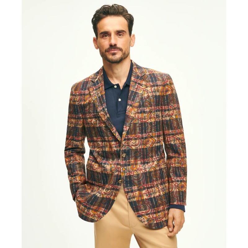 The No. 1 Sack Sport Coat in Cotton Madras, Traditional Fit