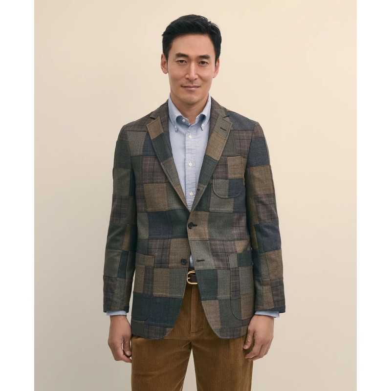 The No. 1 Sack Sport Coat in Patchwork Wool