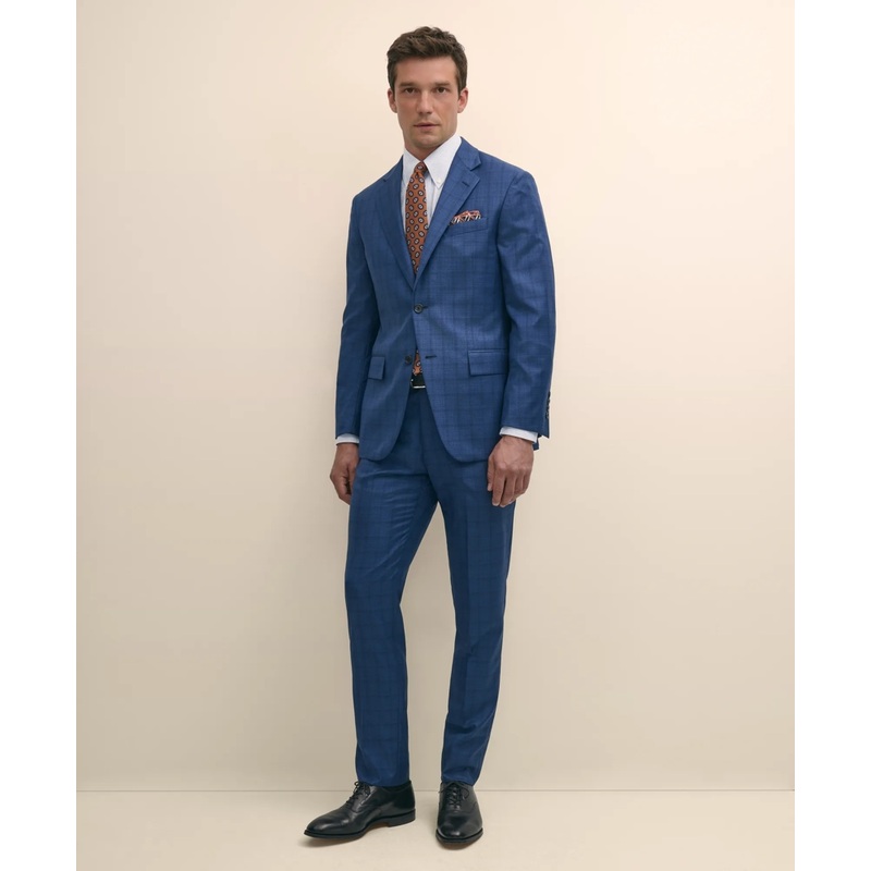 American-Made Slim Fit Multi Checked 1818 Suit