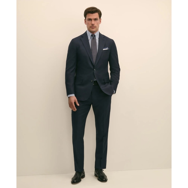 Brooks Brothers Explorer Collection Classic Fit Wool Bold Stripe Suit Pants