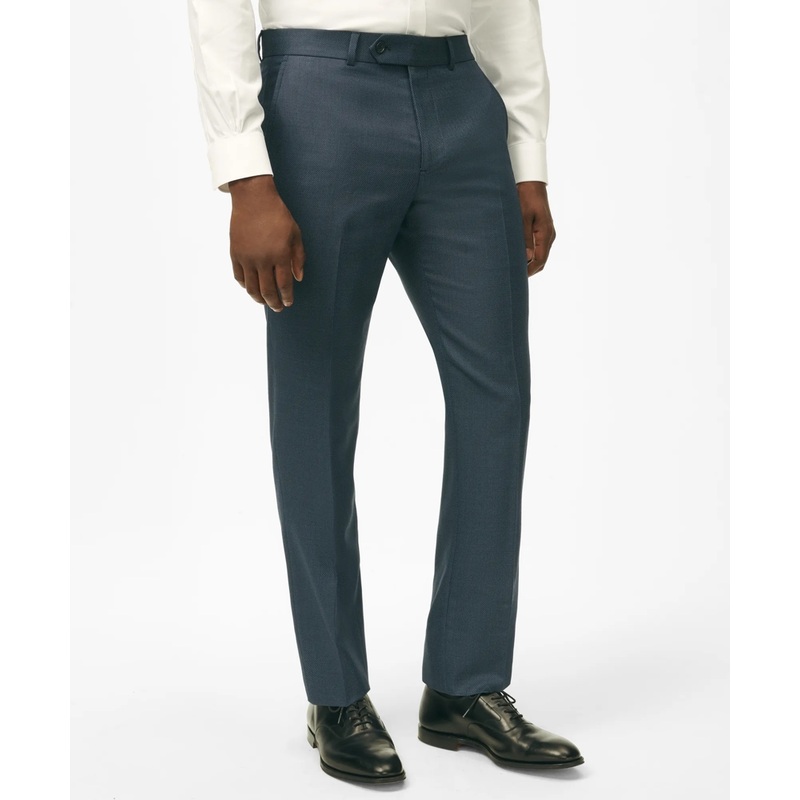 Brooks Brothers Explorer Collection Classic Fit Wool Nailhead Suit Pants
