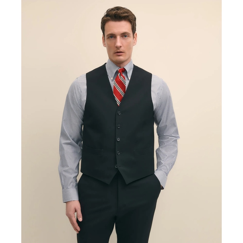 Brooks Brothers Explorer Collection Classic Fit Wool Suit Vest