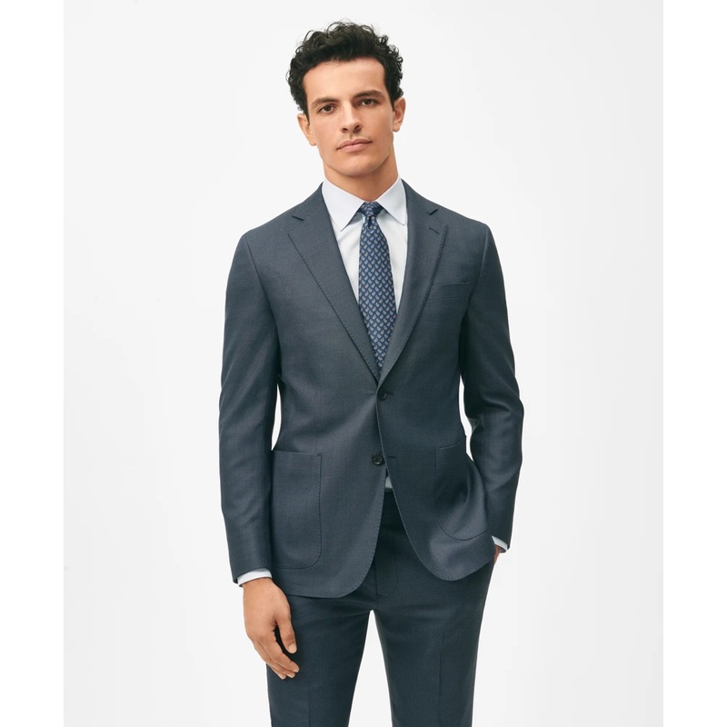 Brooks Brothers Explorer Collection Slim Fit Wool Nailhead Suit Jacket