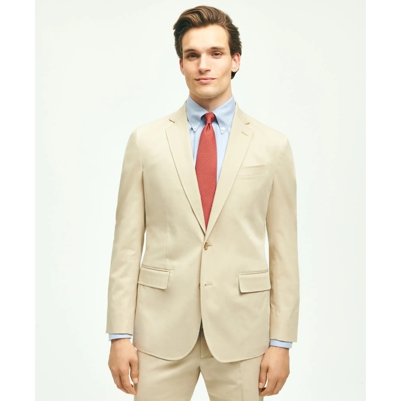 Classic Fit Cotton Stretch Suit Jacket