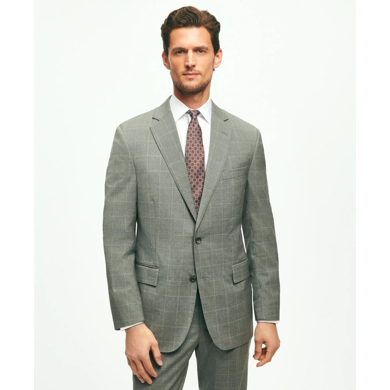 Classic Fit Windowpane 1818 Suit